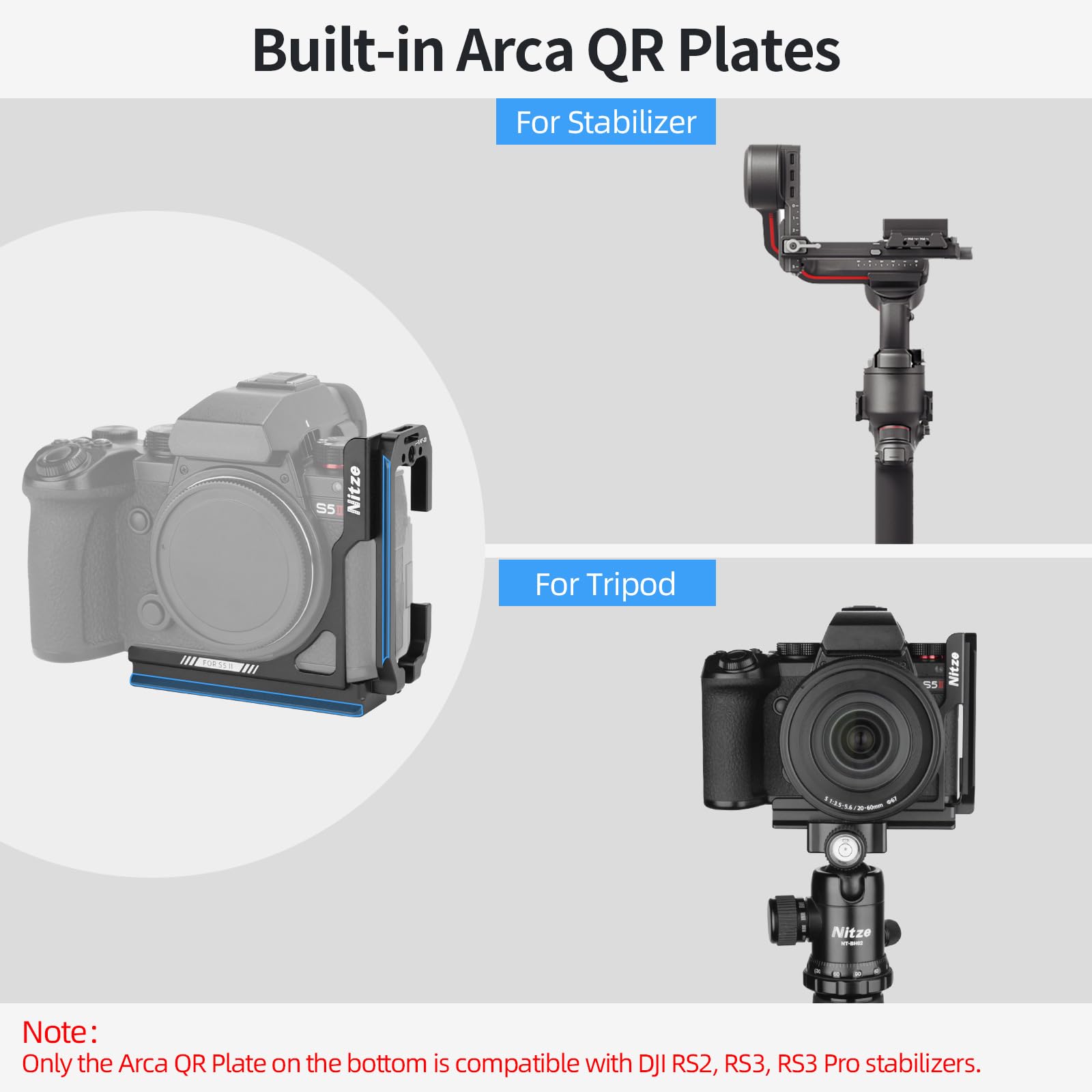 Panasonic TZ-WR500P ① Amazon.com : Nitze L Bracket for Panasonic S5 II / S5 IIX